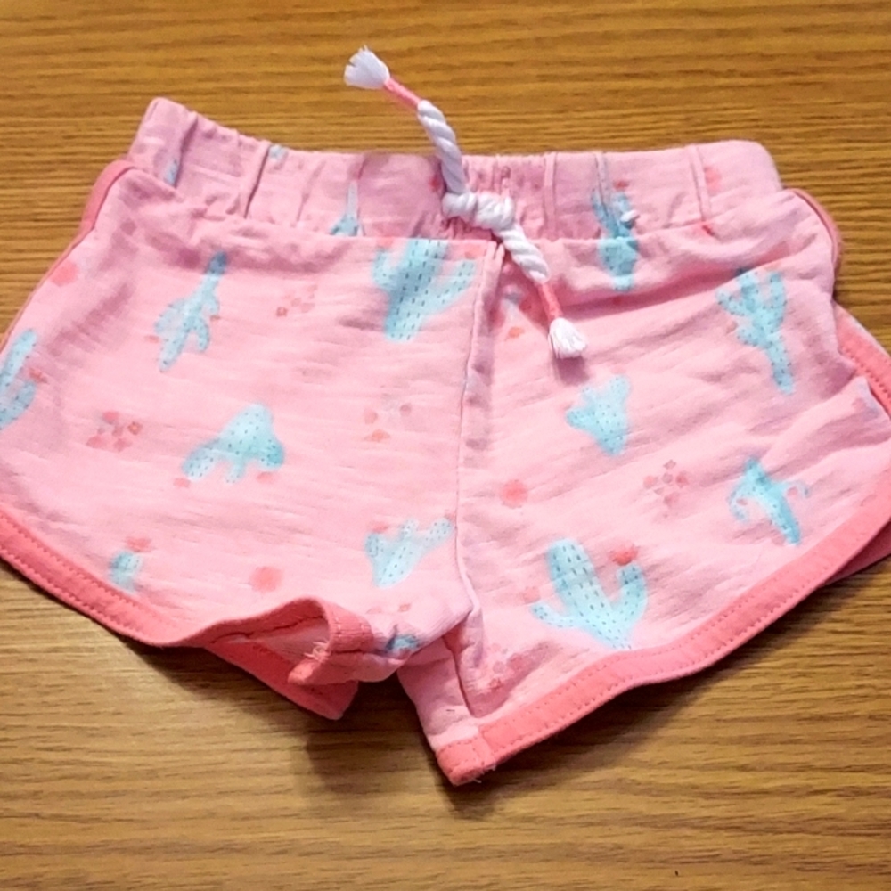 Garanimals baby girl succulent shorts 6-9 mos